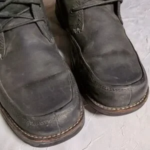 Merrell Realm Chukka Boots Mens Size 10 Black Leather Lace Up Hiking J42129 Merrell | Shoes | Merrell Realm Chukka Boots Mens Size Black  main image 2